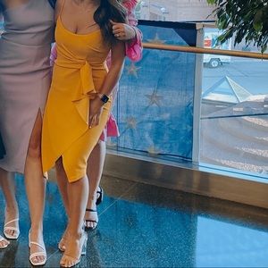 COPY - Selfie Leslie Tesla Cami Strap Asymmetrical Midi